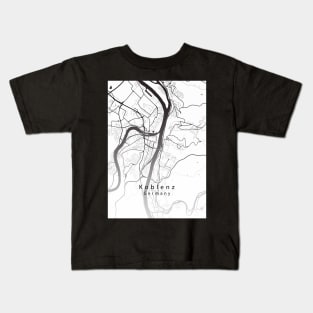 Koblenz Germany City Map Kids T-Shirt